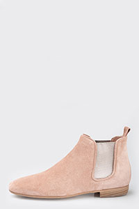 Flat ankle boots WHITE Crosta Malva by Homers Shoes View 2