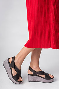 Wedges DUO Birman Negro by Homers Shoes View 2