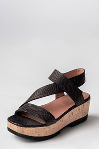 Wedges FAVARITX Birman Negro by Homers Shoes View 1