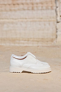 Flats KING Bufalino Blanco by Homers Shoes View 2