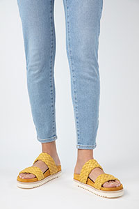 Classics BIO Trenza Yellow by Homers Shoes View 2