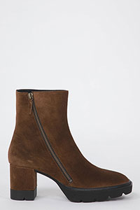 Heeled ankle boots SHARON Crosta Chesnut by Homers Shoes View 1