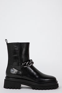 Flat ankle boots GOLVA Poncho Negro by Homers Shoes View 1