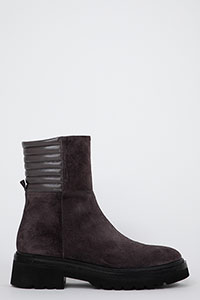 Flat ankle boots SIENA Crosta Lavagna by Homers Shoes View 2