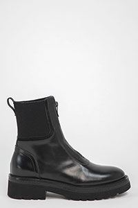 Flat ankle boots SIENA Poncho Negro by Homers Shoes View 1