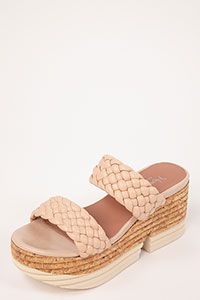 Wedges VENICE Trenza Beige by Homers Shoes View 2