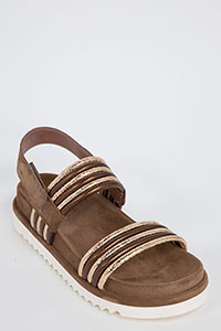 Flat sandals BIO Strobel Oro-Bronce by Homers Shoes View 2