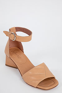 Heeled sandals OLIVIA New Washed Lino by Homers Shoes View 2