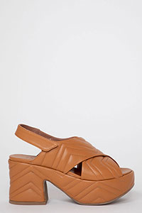 Wedges LOLA Chifon Cuir by Homers Shoes View 2
