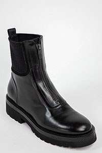 Flat ankle boots SIENA Poncho Negro by Homers Shoes View 2