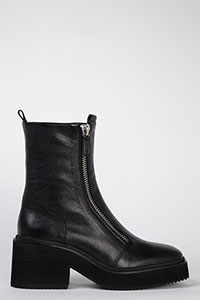 Flat ankle boots PLANET Bufalino Negro by Homers Shoes View 2