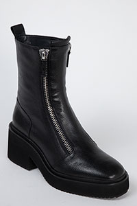 Flat ankle boots PLANET Bufalino Negro by Homers Shoes View 2