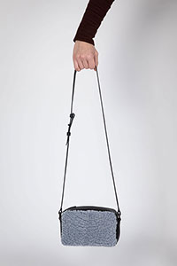 Handbags BOLSO Curly Charcoal by Homers Shoes View 1