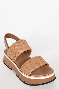 Wedges DUYBA Tubular Miel by Homers Shoes View 2