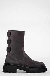 Flat ankle boots GOLVA Crosta Lavagna by Homers Shoes View 1