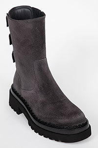 Flat ankle boots GOLVA Crosta Lavagna by Homers Shoes View 2