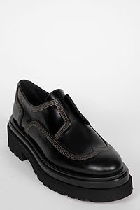Flats SIENA-Z Sierra Black by Homers Shoes View 2
