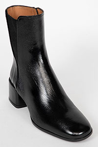 Heeled ankle boots NIKI SuperLuxe Black  by Homers Shoes View 2