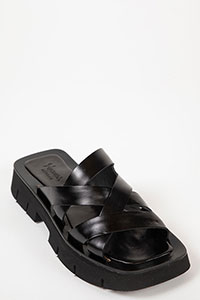 Flat sandals PHILOS Sierra Black by Homers Shoes View 2