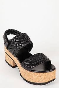 Wedges VENICE Espiga Black by Homers Shoes View 2