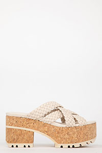 Wedges VENICE Trenza Ivory by Homers Shoes View 2