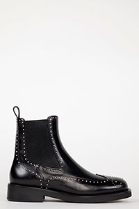 Flat ankle boots LILIBETH Sierra Black by Homers Shoes View 2