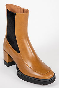 Heeled ankle boots SHARON Sierra Caramel by Homers Shoes View 2