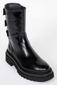 Heeled ankle boots SIENA SuperLuxe Black by Homers Shoes View 2