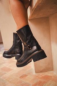 Heeled ankle boots CAMPO Sierra Black by Homers Shoes View 1