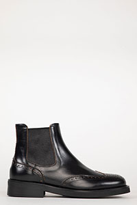 Flat ankle boots LILIBETH Portobello Black by Homers Shoes View 1