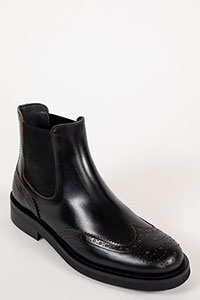 Flat ankle boots LILIBETH Portobello Black by Homers Shoes View 2