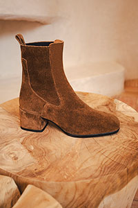 Heeled ankle boots NIKI Sandalo Suede by Homers Shoes View 1