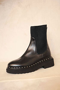 Flat ankle boots SIENA Sierra Black by Homers Shoes View 1