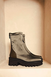 Heeled ankle boots LYS Destino Olive by Homers Shoes View 1