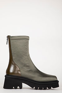 Heeled ankle boots LYS Destino Olive by Homers Shoes View 2