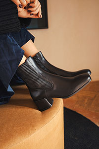 Heeled ankle boots NIKI Daniel Black by Homers Shoes View 1