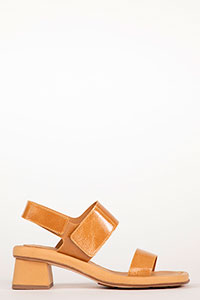 Heeled sandals PINA-40 ReverseVernice Biscotto by Homers Shoes View 2