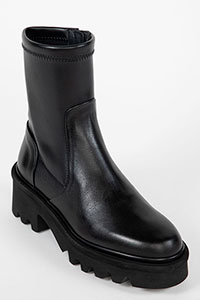 Heeled ankle boots LYS NapaLuxe Black by Homers Shoes View 2