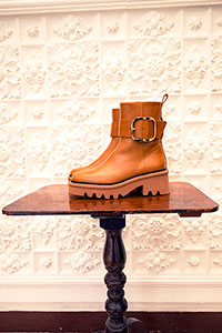 Heeled ankle boots LYS Sierra Caramel by Homers Shoes View 1