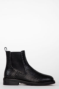 Flat ankle boots LILIBETH Dama Black by Homers Shoes View 2