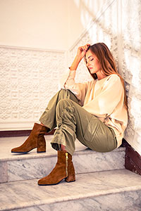 Heeled ankle boots NIKI Crosta Sandalo by Homers Shoes View 1