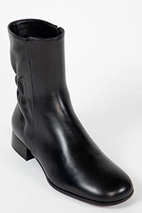 Flat ankle boots NICOLE Supreme Black by Homers Shoes View 2