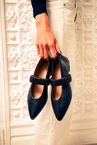 Flats CATY Supreme Black by Homers Shoes View 1