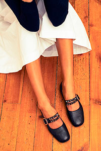 Flats KALA Supreme Black by Homers Shoes View 1