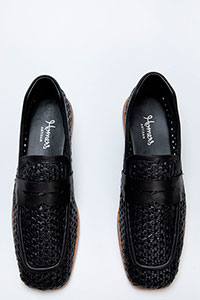 Flats LENA-M Rejilla Negro by Homers Shoes View 2