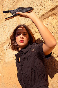 Flats KALA-O Rejilla Negro by Homers Shoes View 1