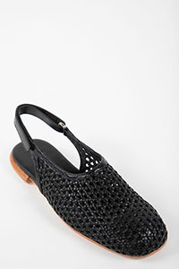 Flats KALA-O Rejilla Negro by Homers Shoes View 2