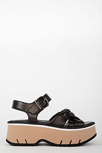 Wedges LUCIA Supreme Black by Homers Shoes View 2