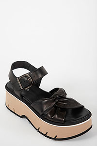 Wedges LUCIA Supreme Black by Homers Shoes View 2