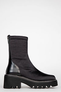 Heeled ankle boots LYS RasoStretch Black  by Homers Shoes View 1